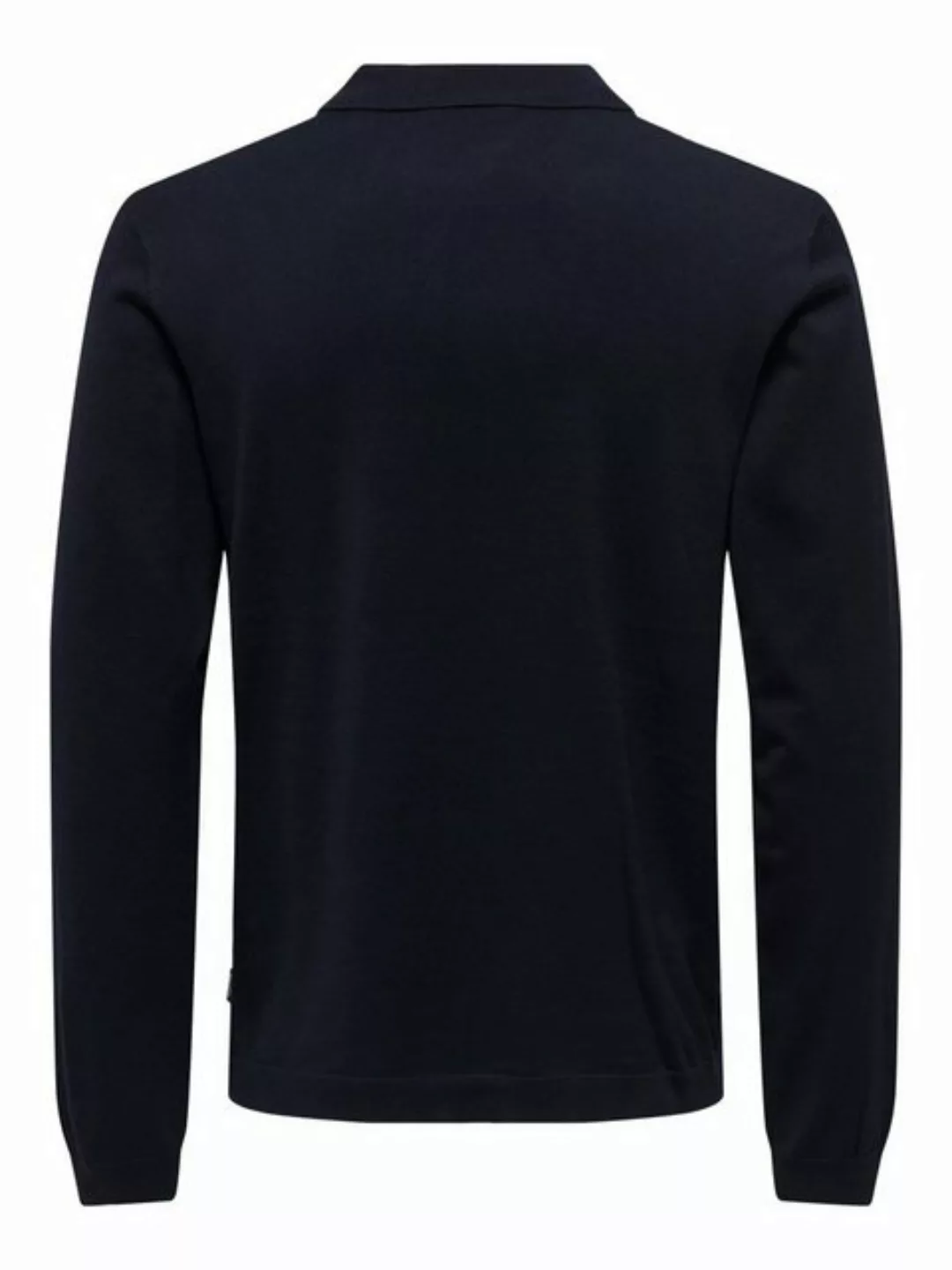 ONLY & SONS Strickpullover Polo Langarm Shirt Basic Pullover ONSWYLER ONSWY günstig online kaufen