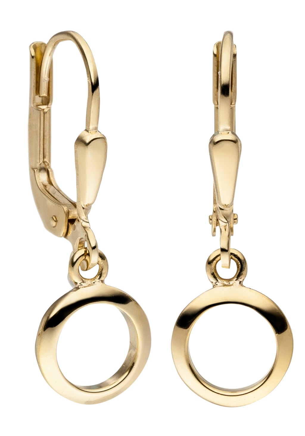 JOBO Paar Ohrhänger "Kreis-Ohrringe", 333 Gold günstig online kaufen
