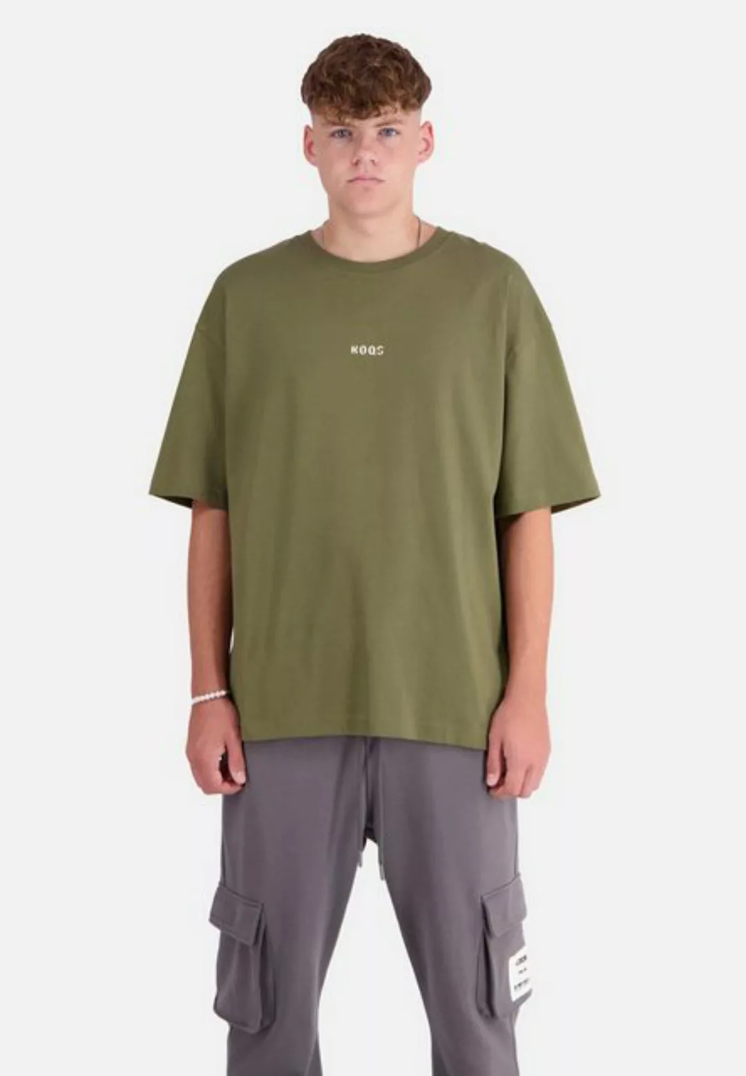 KOQS T-Shirt LOGO Oversize günstig online kaufen