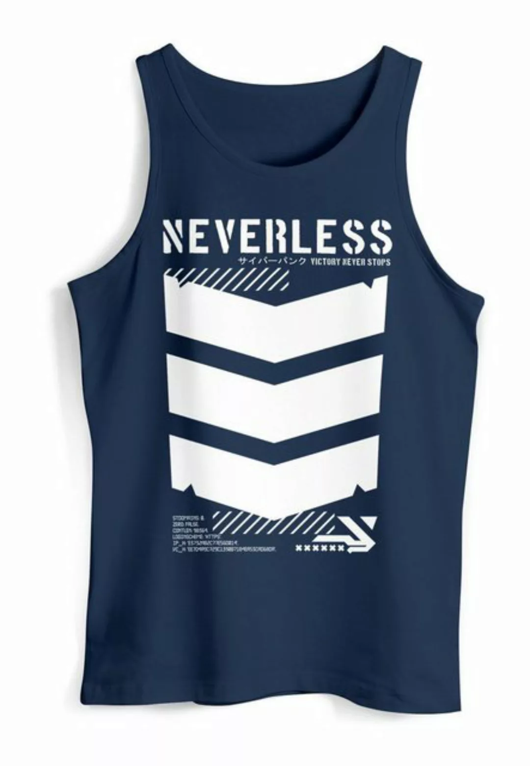 Neverless Tanktop Herren Tank-Top Techwear Trend Motive Japanese Streetstyl günstig online kaufen