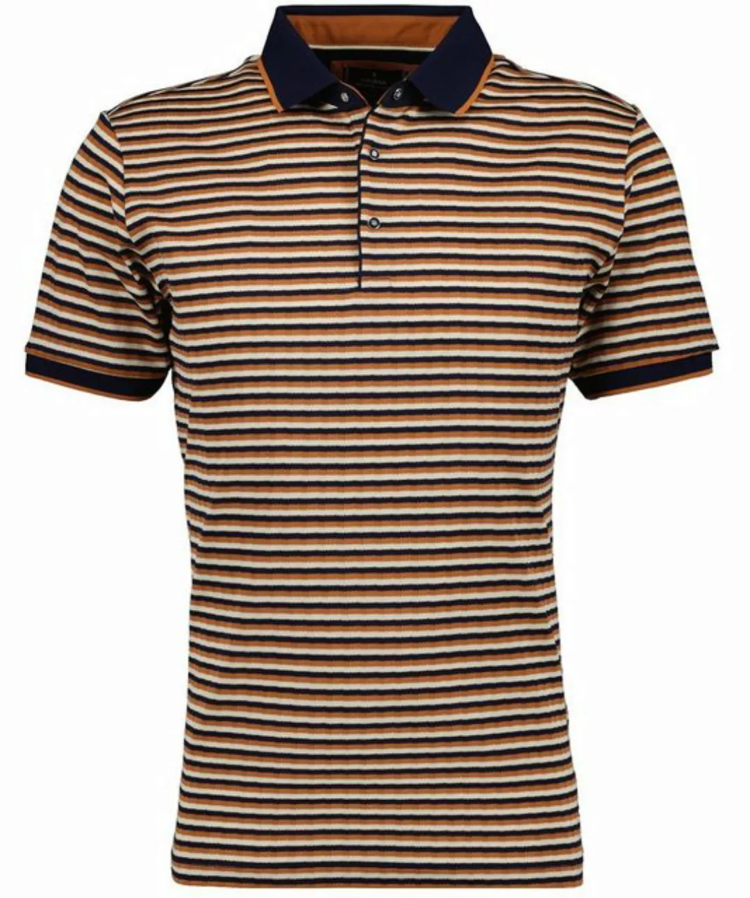 RAGMAN Poloshirt Streifen-Polo "italian style" mercerisiert günstig online kaufen