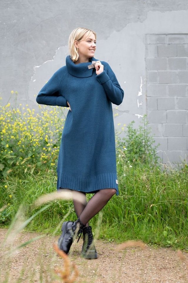 Knit Factory Strickkleid Jamie Kleider 36/38 Glatt Gelb Kleid Strickkleid S günstig online kaufen