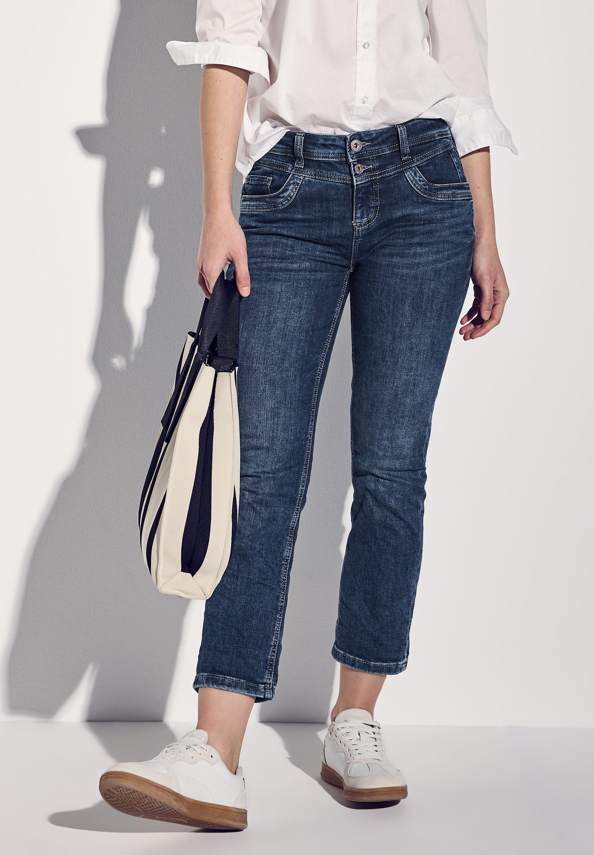 STREET ONE Comfort-fit-Jeans, Middle Waist günstig online kaufen