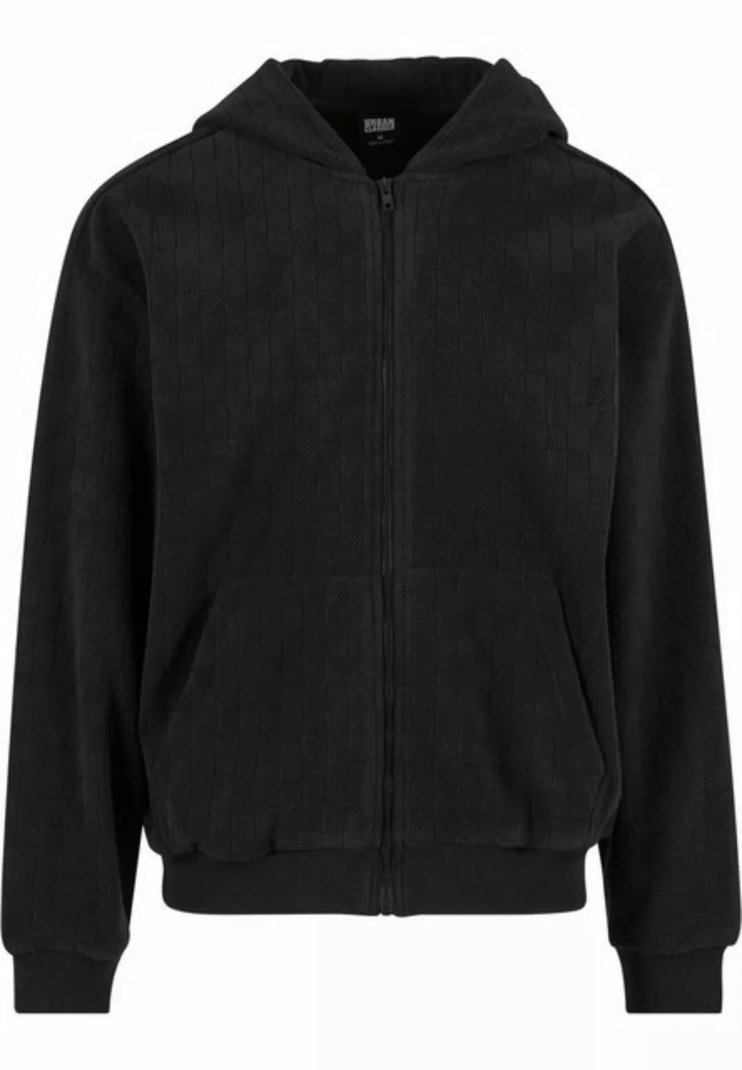 URBAN CLASSICS Sweatjacke Urban Classics Jaquard Velvet Zip-Hoody günstig online kaufen