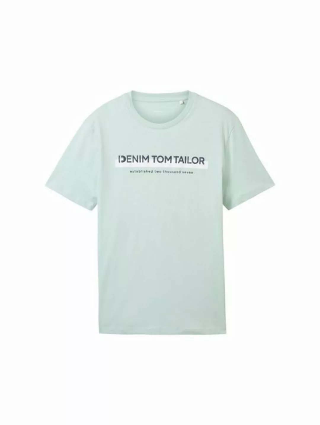 TOM TAILOR Denim T-Shirt T-Shirt mit Logo Print günstig online kaufen