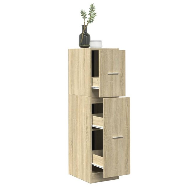 vidaXL Schrankmodule Apothekerschrank Sonoma-Eiche 30x41x118 cm Holzwerksto günstig online kaufen