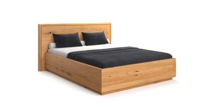 Luxusbetten24 Holzbett Designer Holzbett Celestia, aus massiver Eiche mit S günstig online kaufen