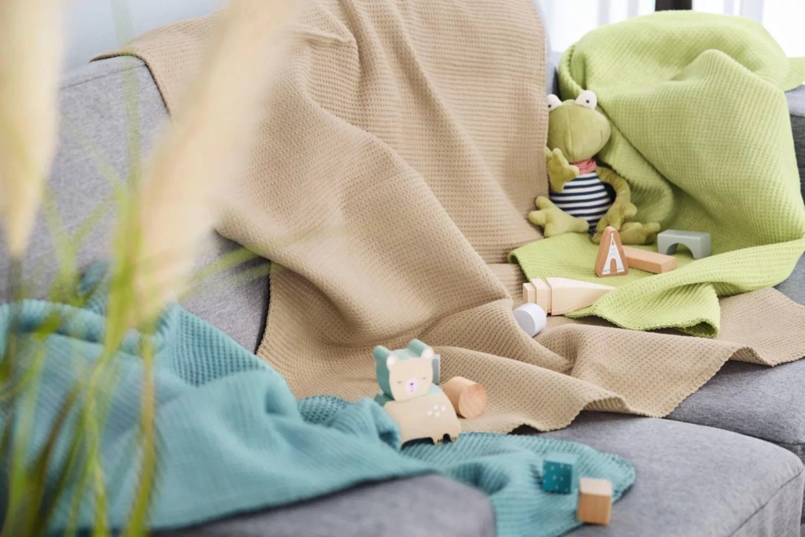 IBENA Babydecke »Imatra«, mit wunderbarer Stuktur, Kuscheldecke günstig online kaufen