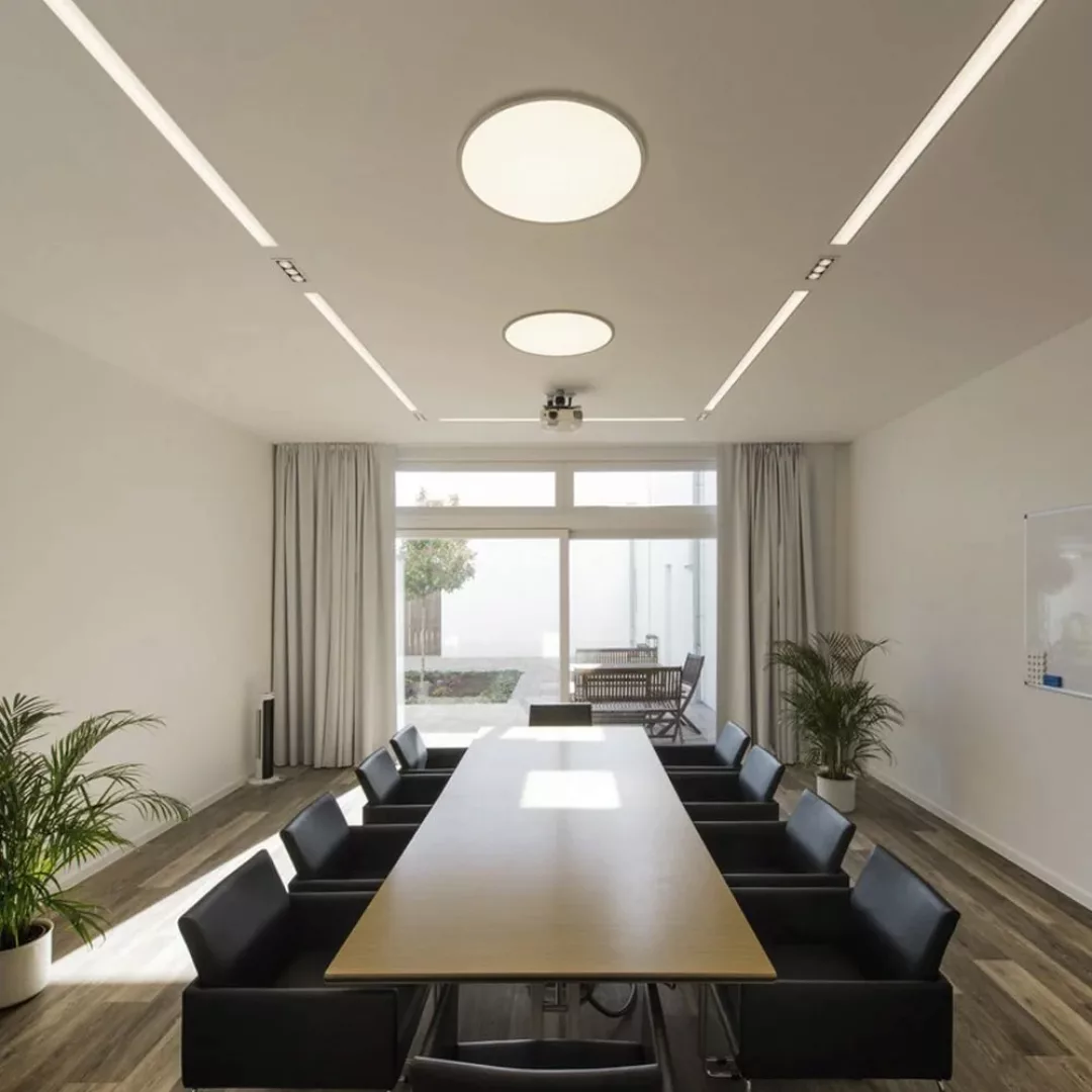 LED Deckenaufbauleuchte Panel in Weiß 42W 3000K günstig online kaufen