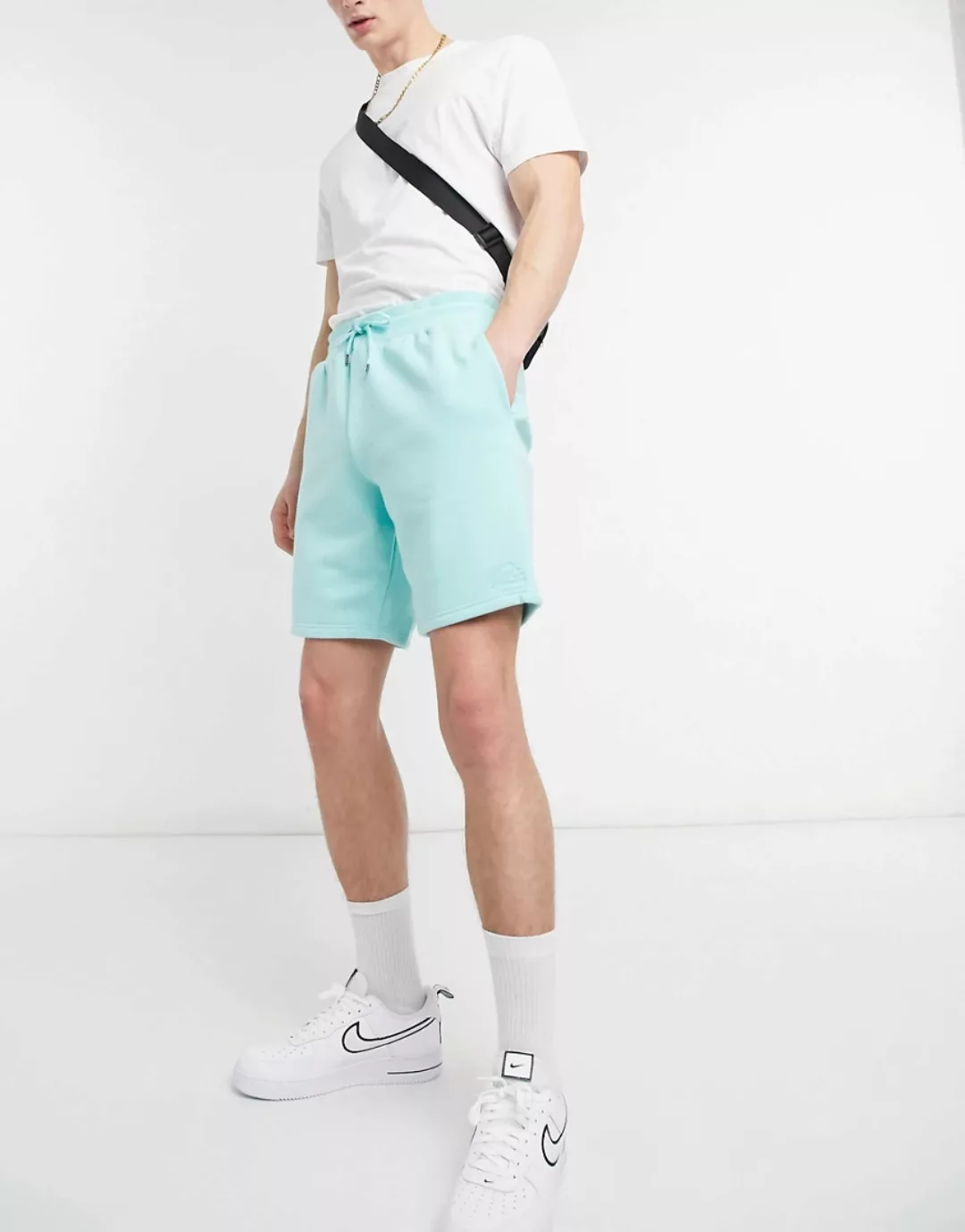 River Island – Jersey-Shorts in Grün günstig online kaufen