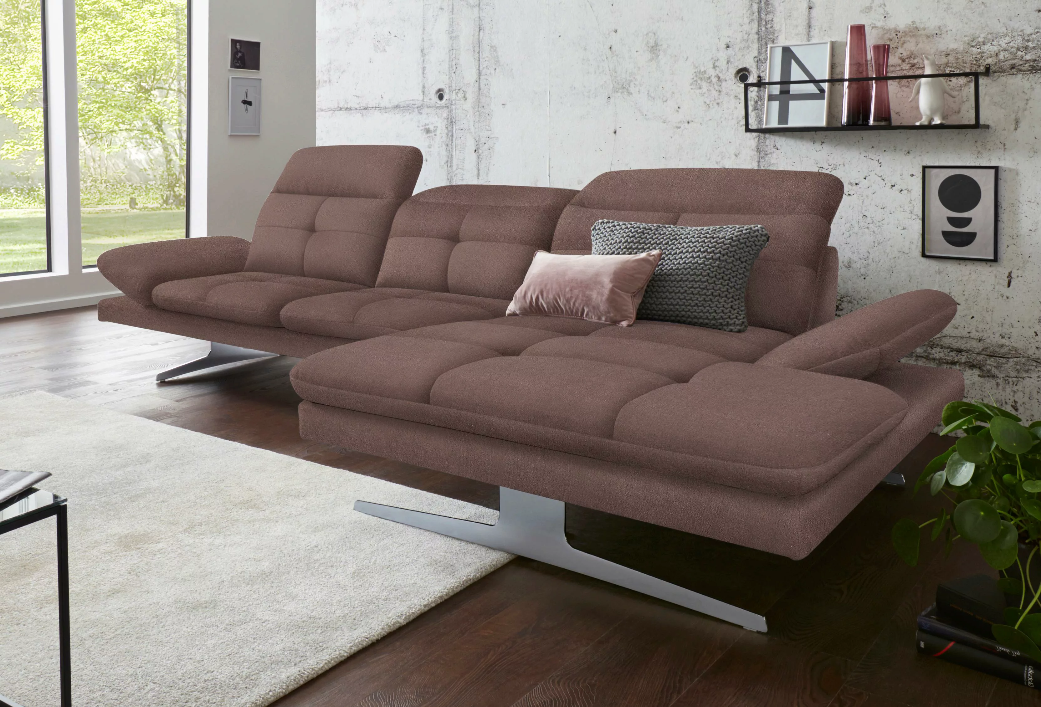 exxpo - sofa fashion Ecksofa »Dana, hochwertiges Design und toller Sitzkomf günstig online kaufen