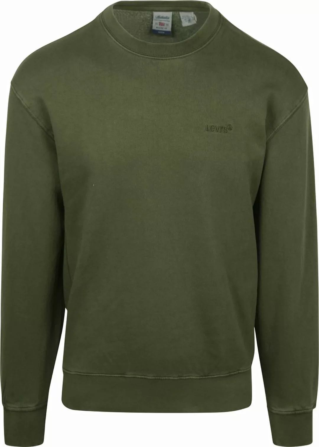 Levi's Sweater Authentic Logo Olivgrün - Größe L günstig online kaufen