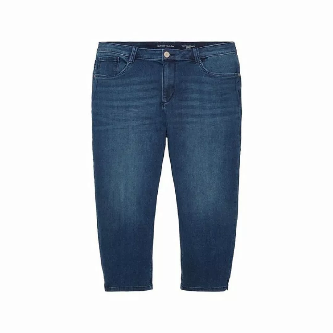 TOM TAILOR Caprihose Capri Denim Jeans Shorts KATE SLIM 5314 in Dunkelblau günstig online kaufen