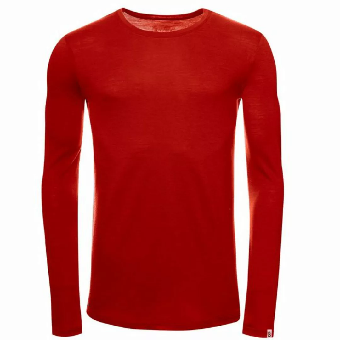 Kaipara - Merino Sportswear Langarmshirt Merino Longsleeve Herren Slimfit 1 günstig online kaufen