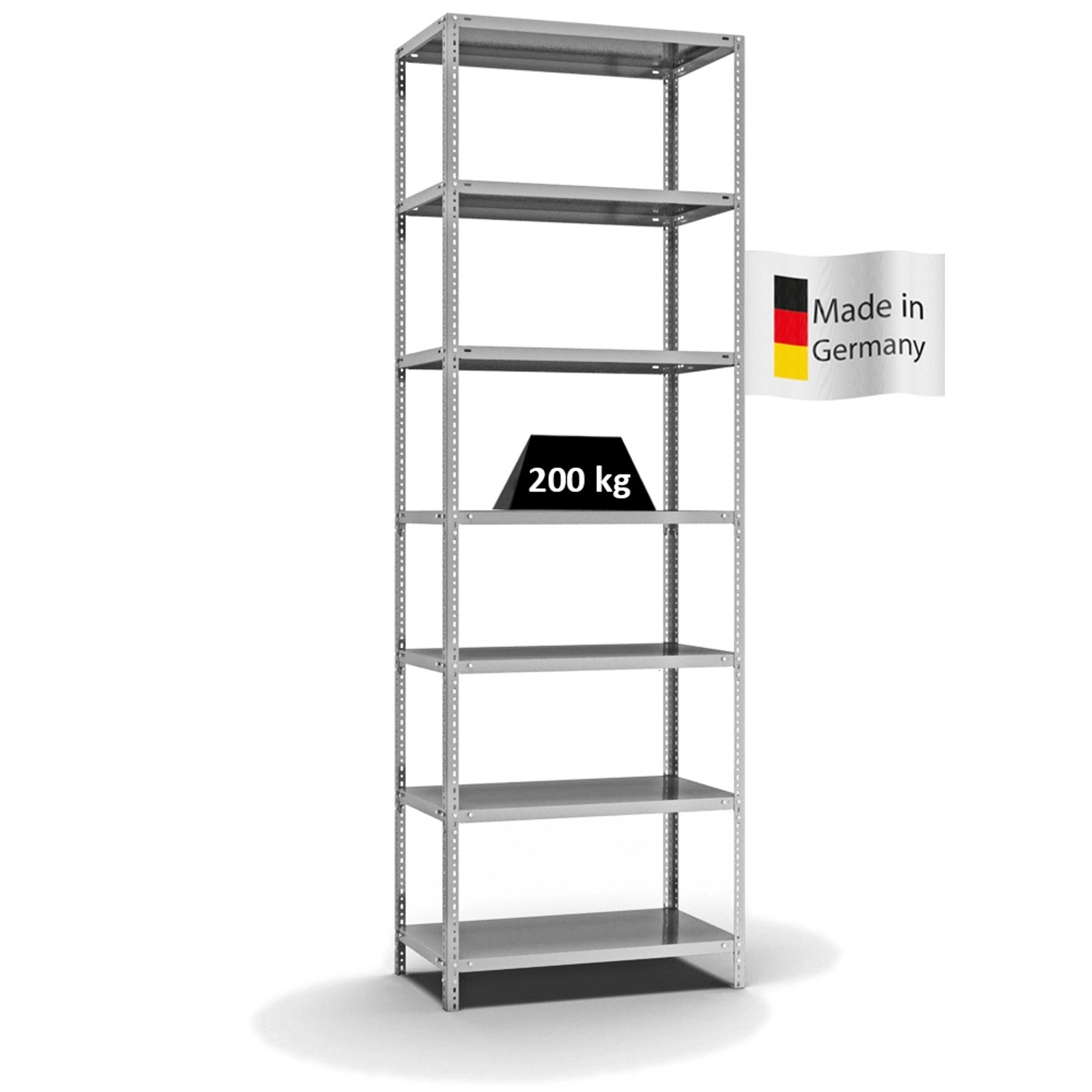 PROREGAL Fachbodenregal Schraubsystem Medium-Duty Grundregal HxBxT 300 x 10 günstig online kaufen