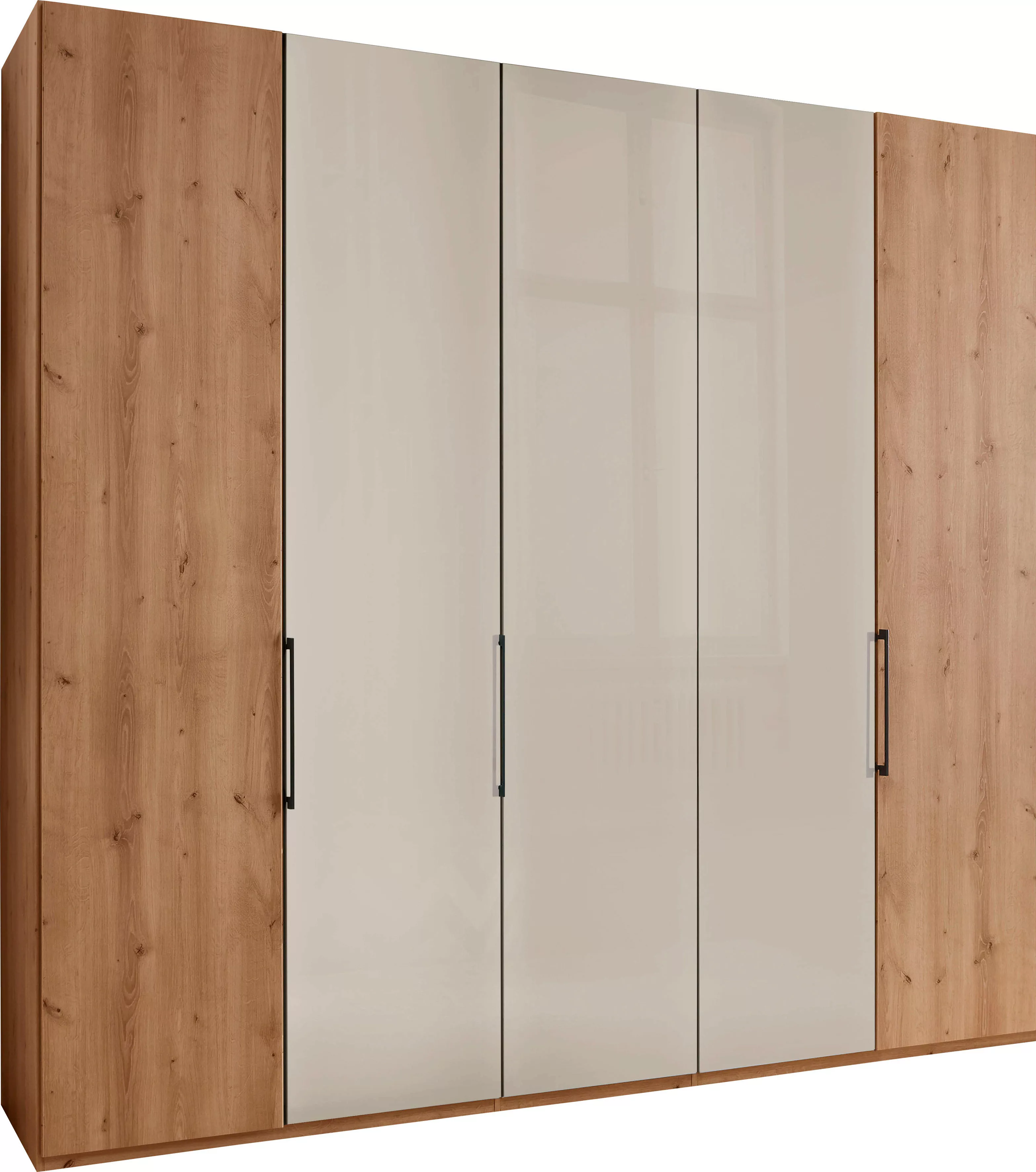 WIEMANN Drehtürenschrank "Monaco", mit Teil-Glasfront sowie hochwertige Bes günstig online kaufen