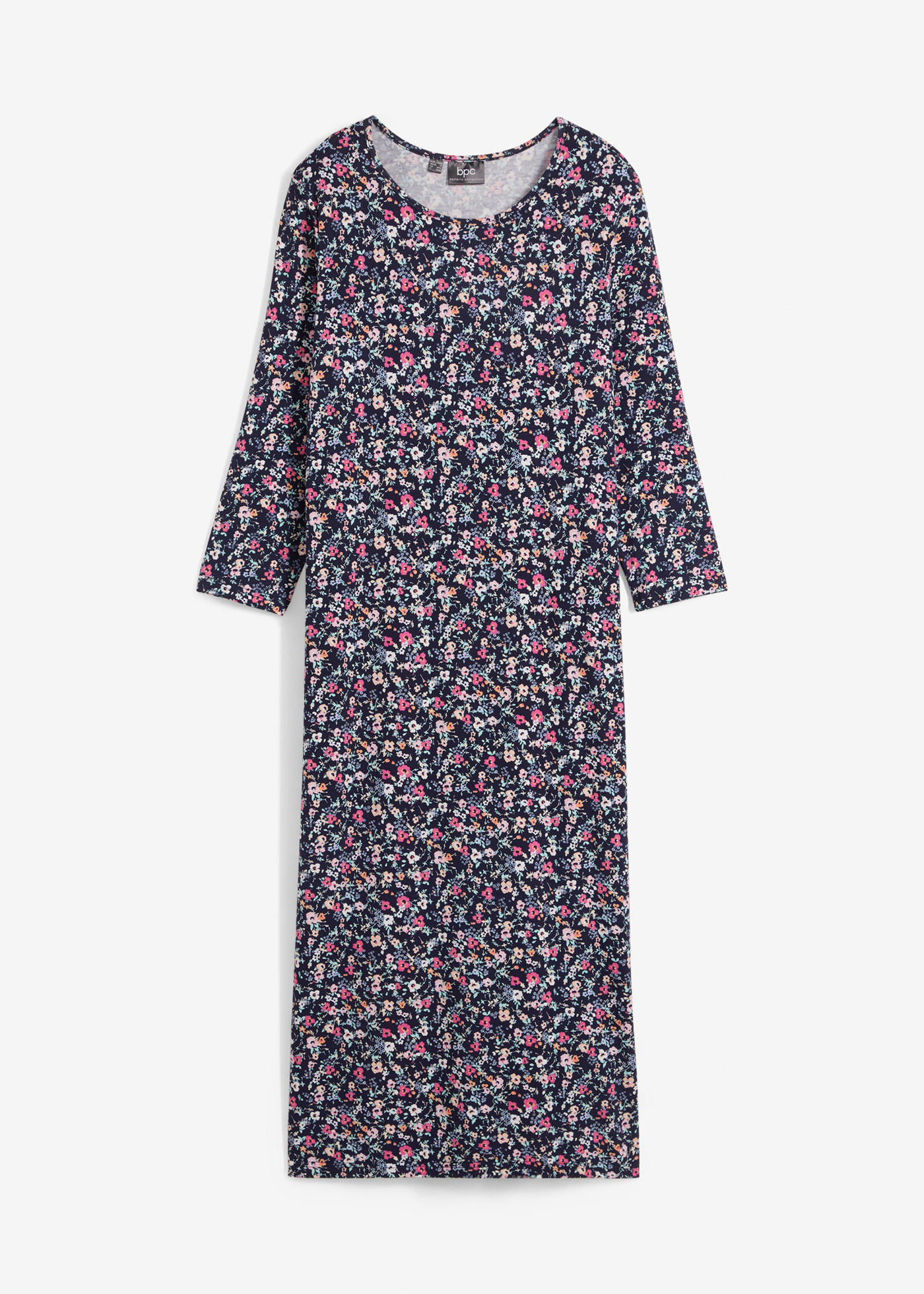 Shirt-Kleid mit 3/4-Ärmeln günstig online kaufen