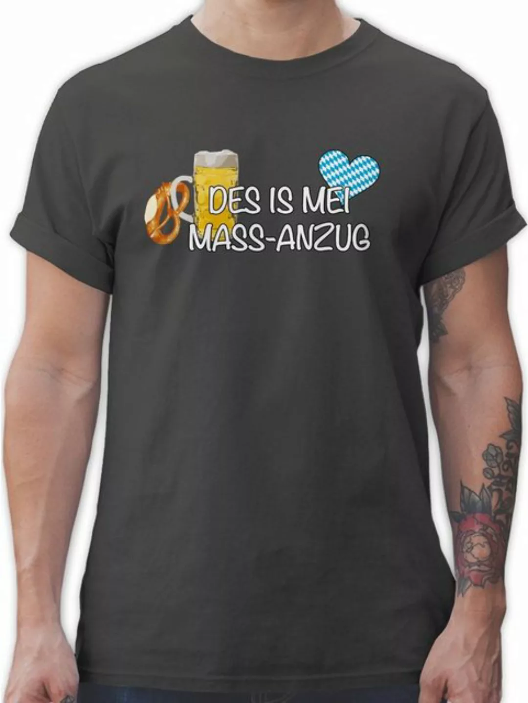 Shirtracer T-Shirt Mass-Anzug Mode für Oktoberfest Herren günstig online kaufen