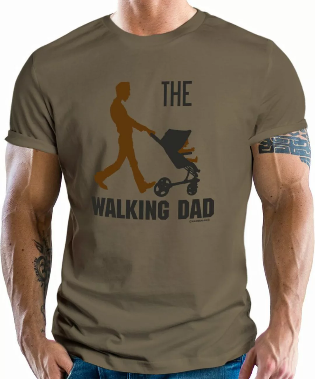 RAHMENLOS® T-Shirt für Väter - The Walking Dad günstig online kaufen