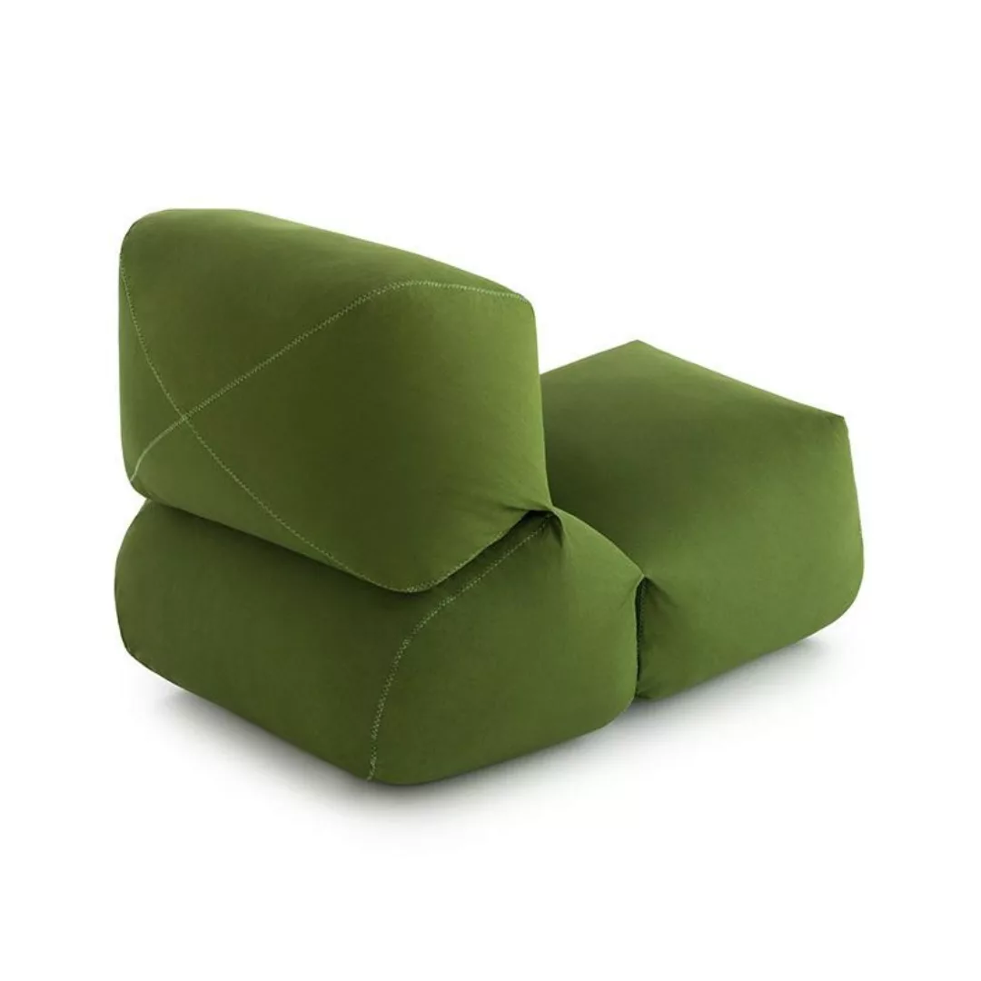 GAN - Grapy Sitzsack - grün/LxBxH 100x70x60cm günstig online kaufen