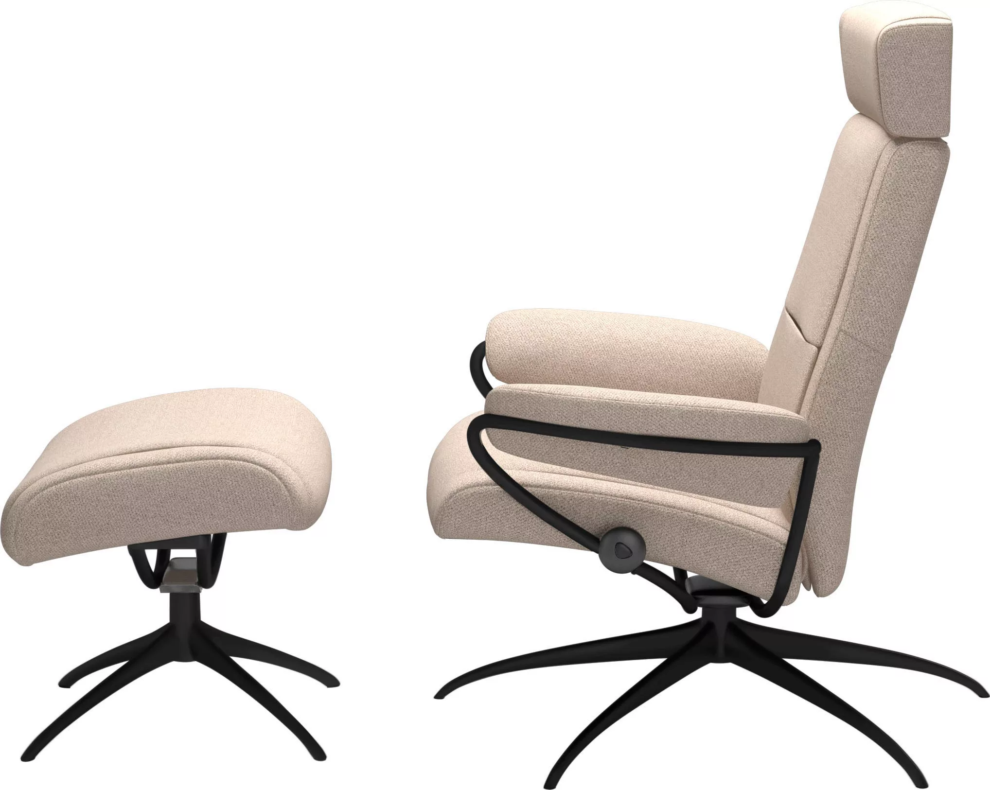 Stressless® Relaxsessel »Paris«, (Set, Relaxsessel mit Hocker), mit Hocker, günstig online kaufen