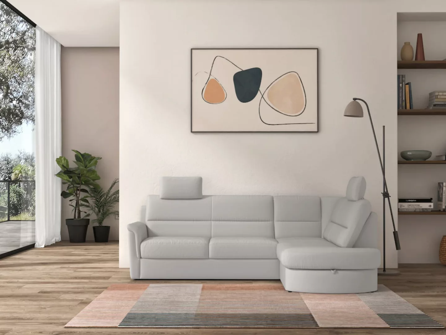 sit&more Ecksofa »Panini L-Form«, wahlweise mit Bettfunktion und Bettkasten günstig online kaufen