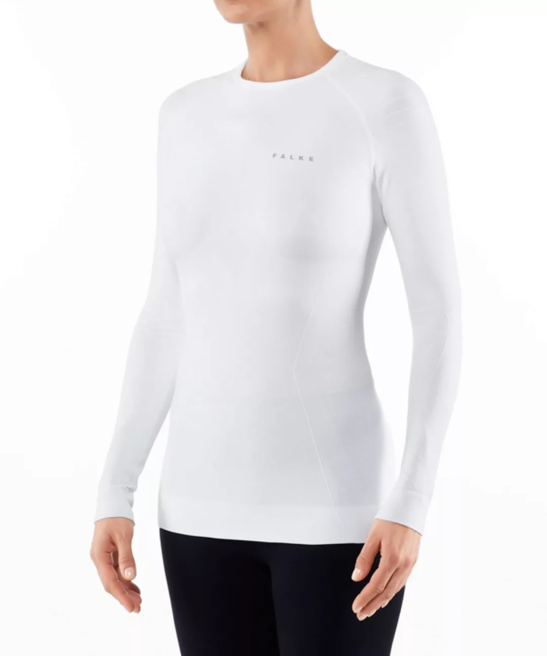 FALKE Damen Langarmshirt Maximum Warm, M, Weiß, Uni, 33042-286003 günstig online kaufen