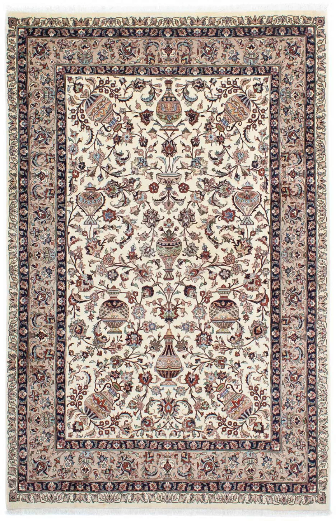 morgenland Wollteppich »Kaschmar Blumenmuster Beige 302 x 204 cm«, rechteck günstig online kaufen