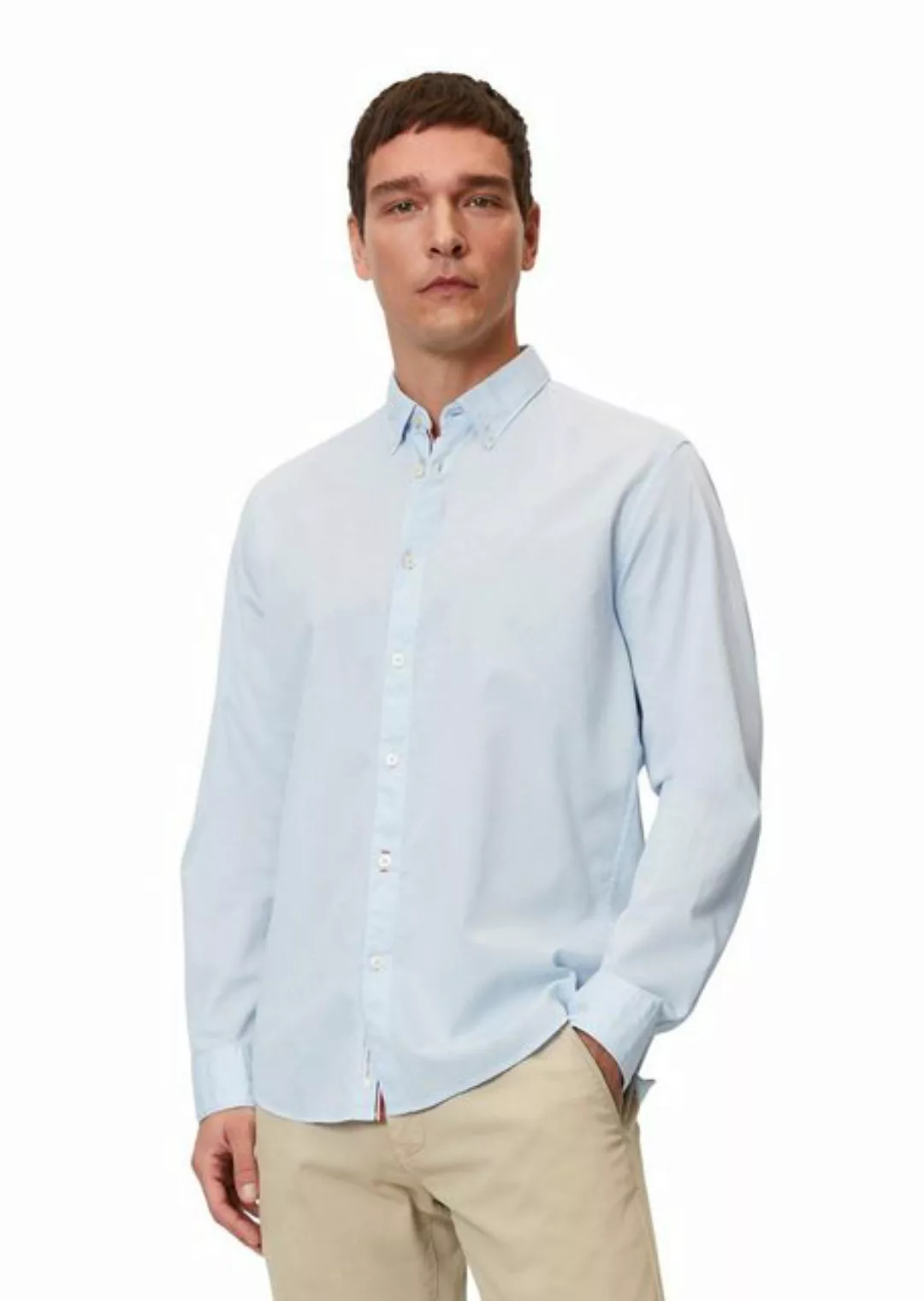 Marc O'Polo Langarmhemd in Bedford-Qualität günstig online kaufen