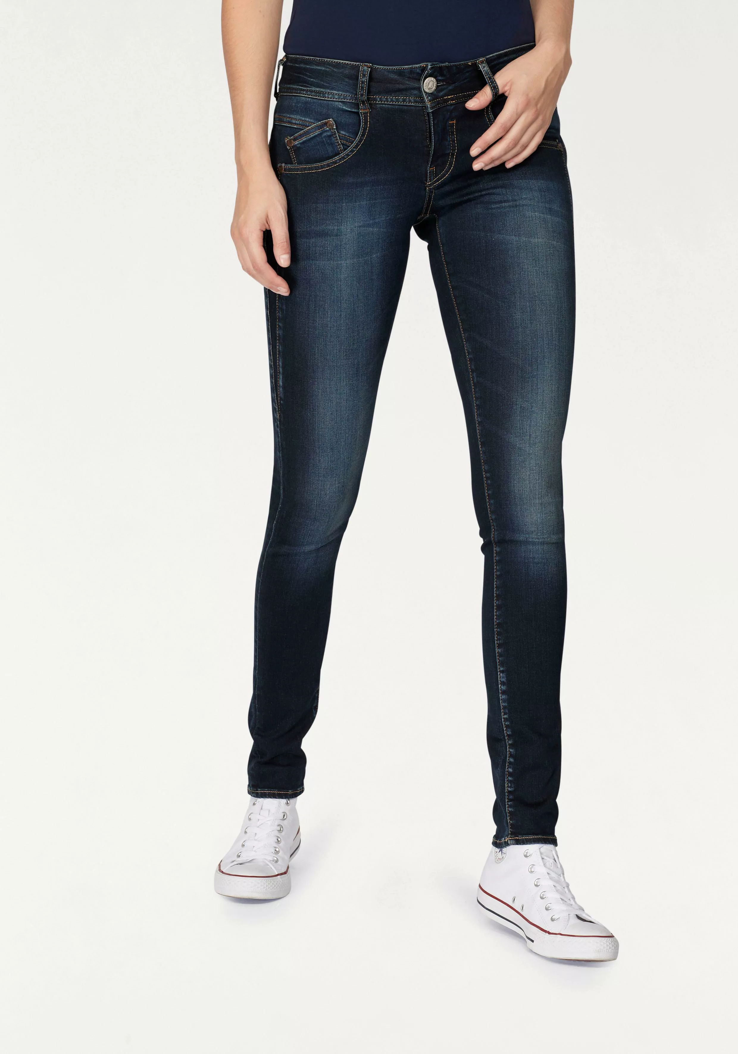 Herrlicher Slim-fit-Jeans GILA SLIM REUSED Low Waist Powerstretch günstig online kaufen