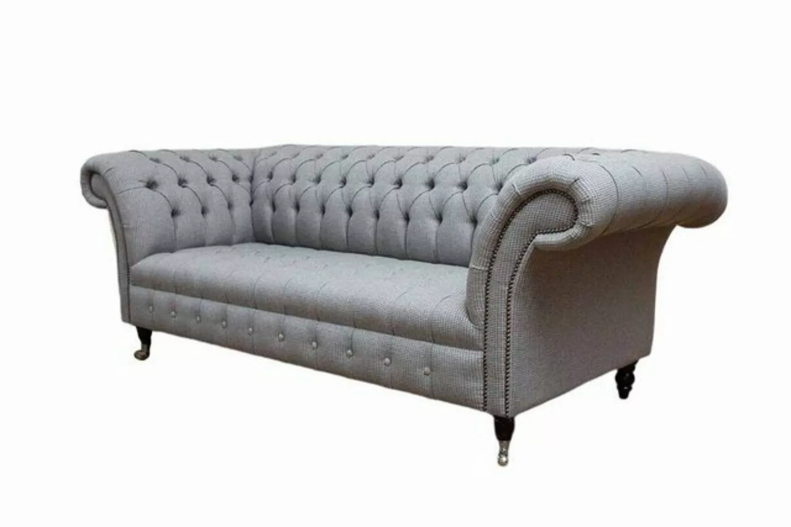 JVmoebel Chesterfield-Sofa HANDGEFERTIGTES CHESTERFIELD DREISITZIGES SOFA günstig online kaufen