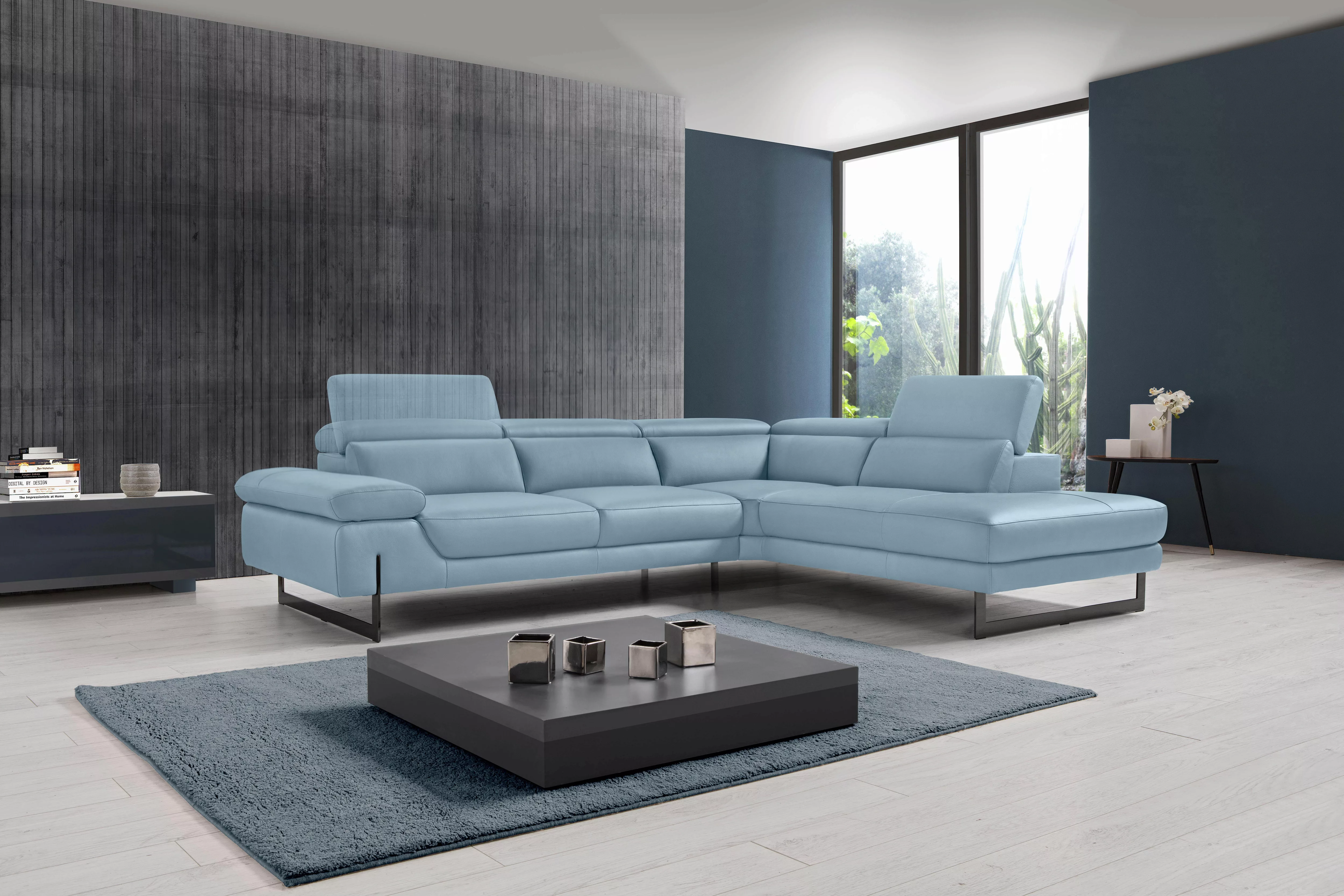 Egoitaliano Ecksofa "Queenie, extravagantes Sofa mit erstklassigem Sitzkomf günstig online kaufen