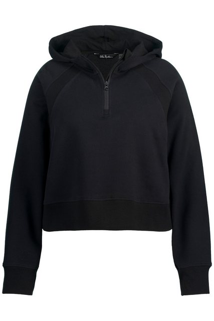 Ulla Popken Sweatjacke Hoodie kurzer Schnitt Langarm Kapuzenshirt günstig online kaufen