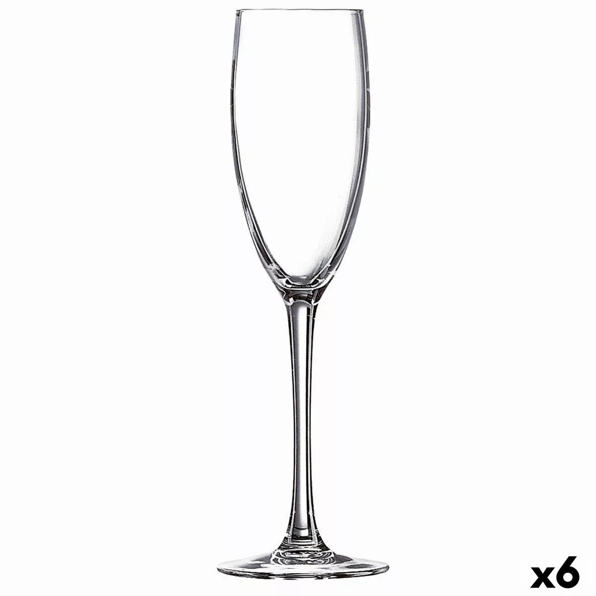 Champagnerglas Ebro Durchsichtig Glas (160 Ml) (6 Stück) günstig online kaufen
