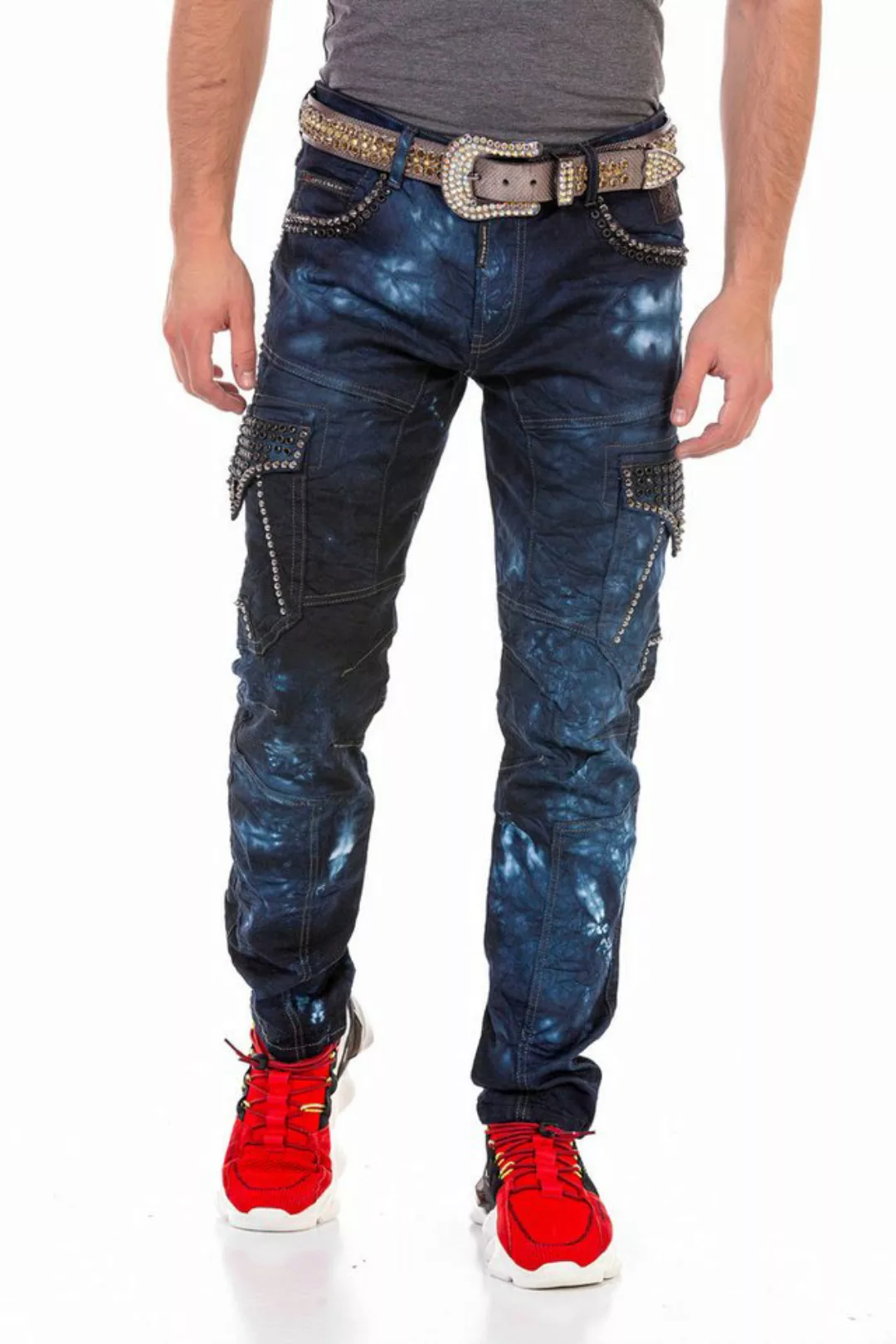 Cipo & Baxx Bequeme Jeans mit auffälliger Waschung günstig online kaufen