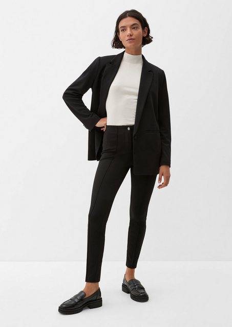 s.Oliver BLACK LABEL 7/8-Leggings Slim: Leggings mit Biesennaht Ziernaht günstig online kaufen