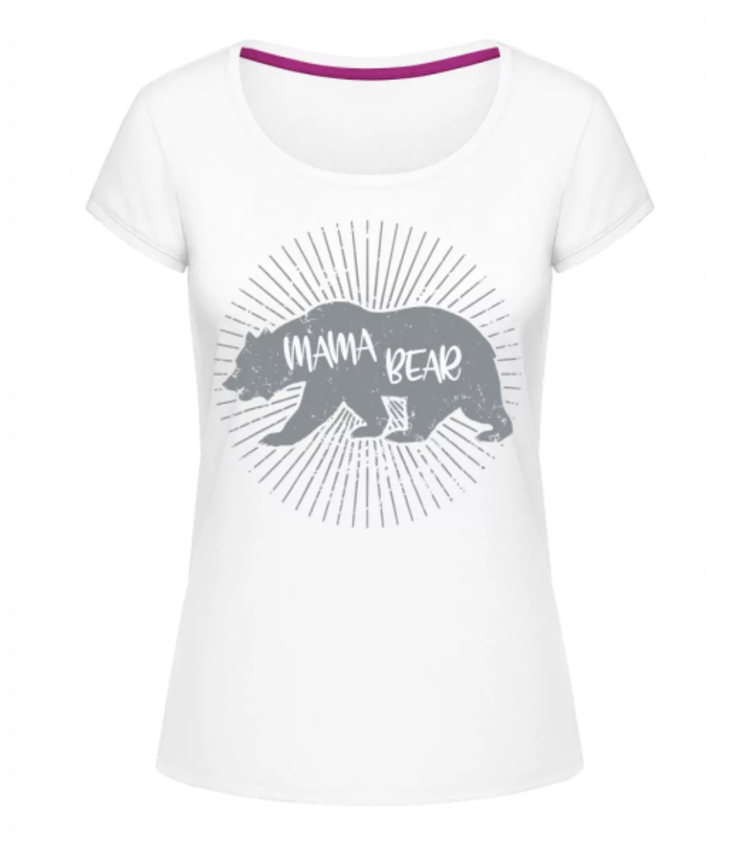 Mama Bear · Frauen T-Shirt U-Ausschnitt günstig online kaufen