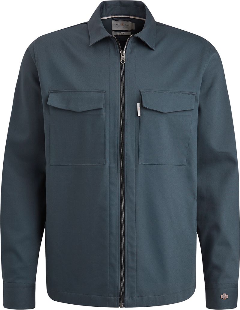 Cast Iron Overshirt Steel Blau - Größe XL günstig online kaufen