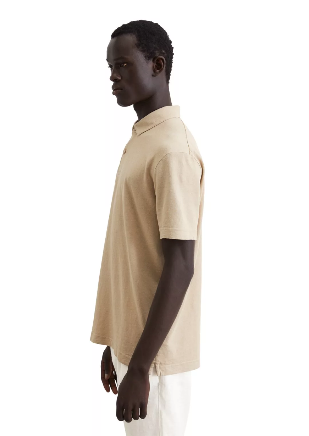 Marc OPolo Poloshirt "aus hochwertigem Leinen-Mix" günstig online kaufen