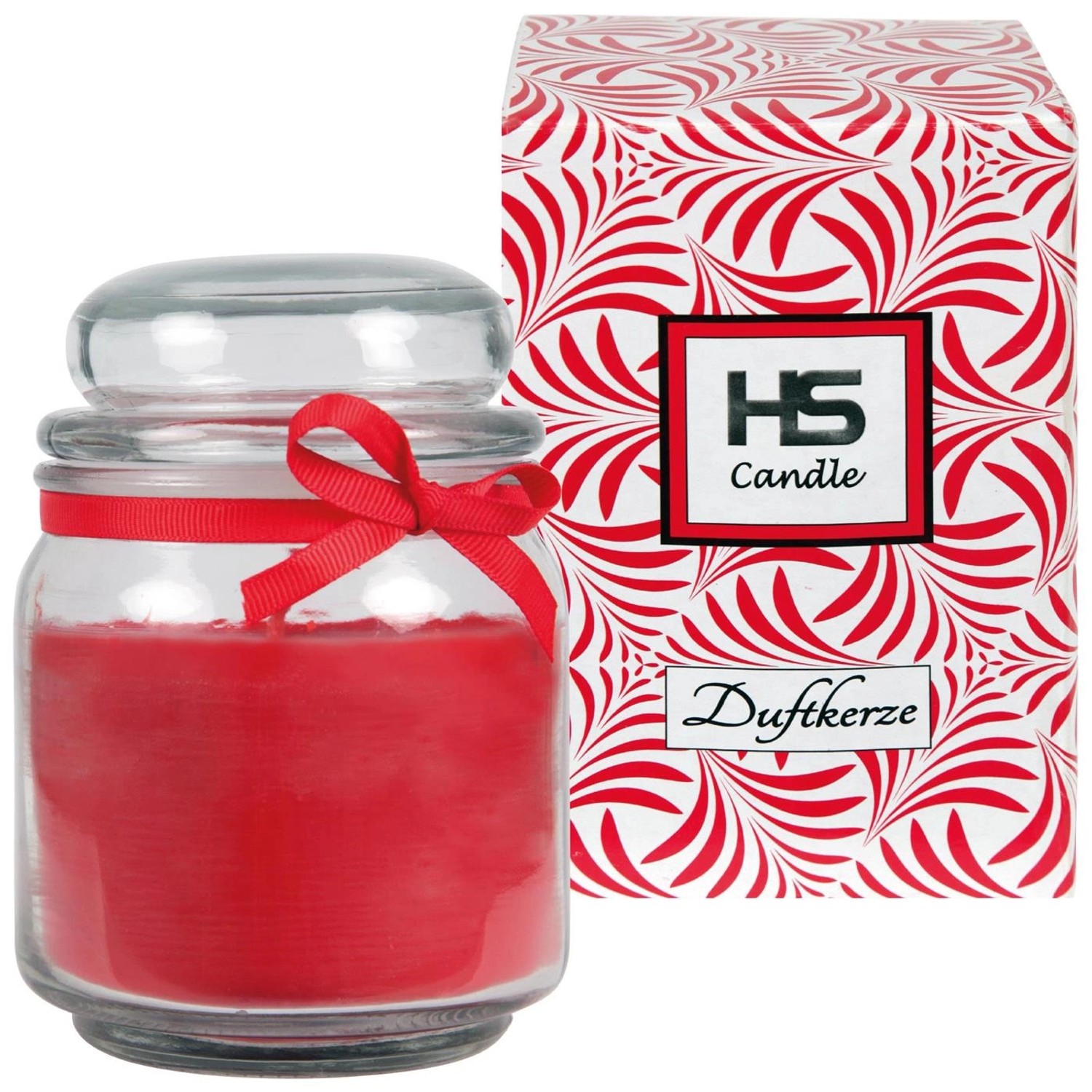 HS Candle Duftkerze & Bonbon Glas Ø9cm Rose günstig online kaufen