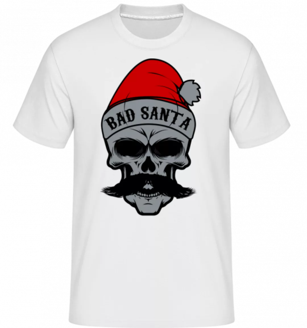 Bad Santa Skull · Shirtinator Männer T-Shirt günstig online kaufen