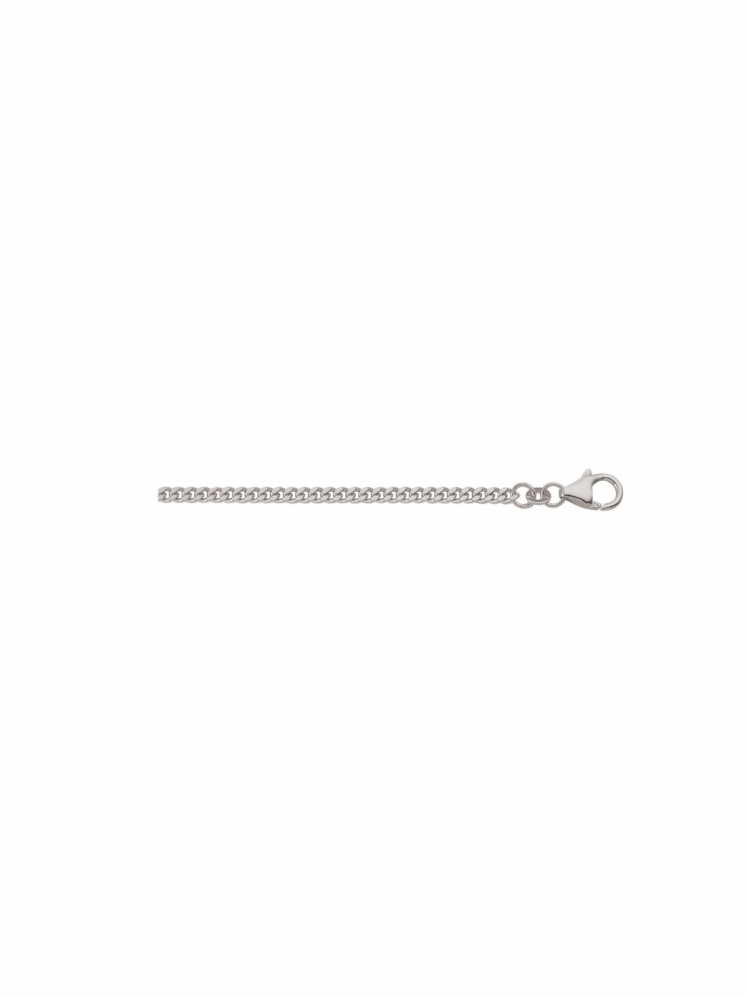 Adelia´s Silberkette "925 Silber Flach Panzer Halskette Ø 2,1 mm", Silbersc günstig online kaufen