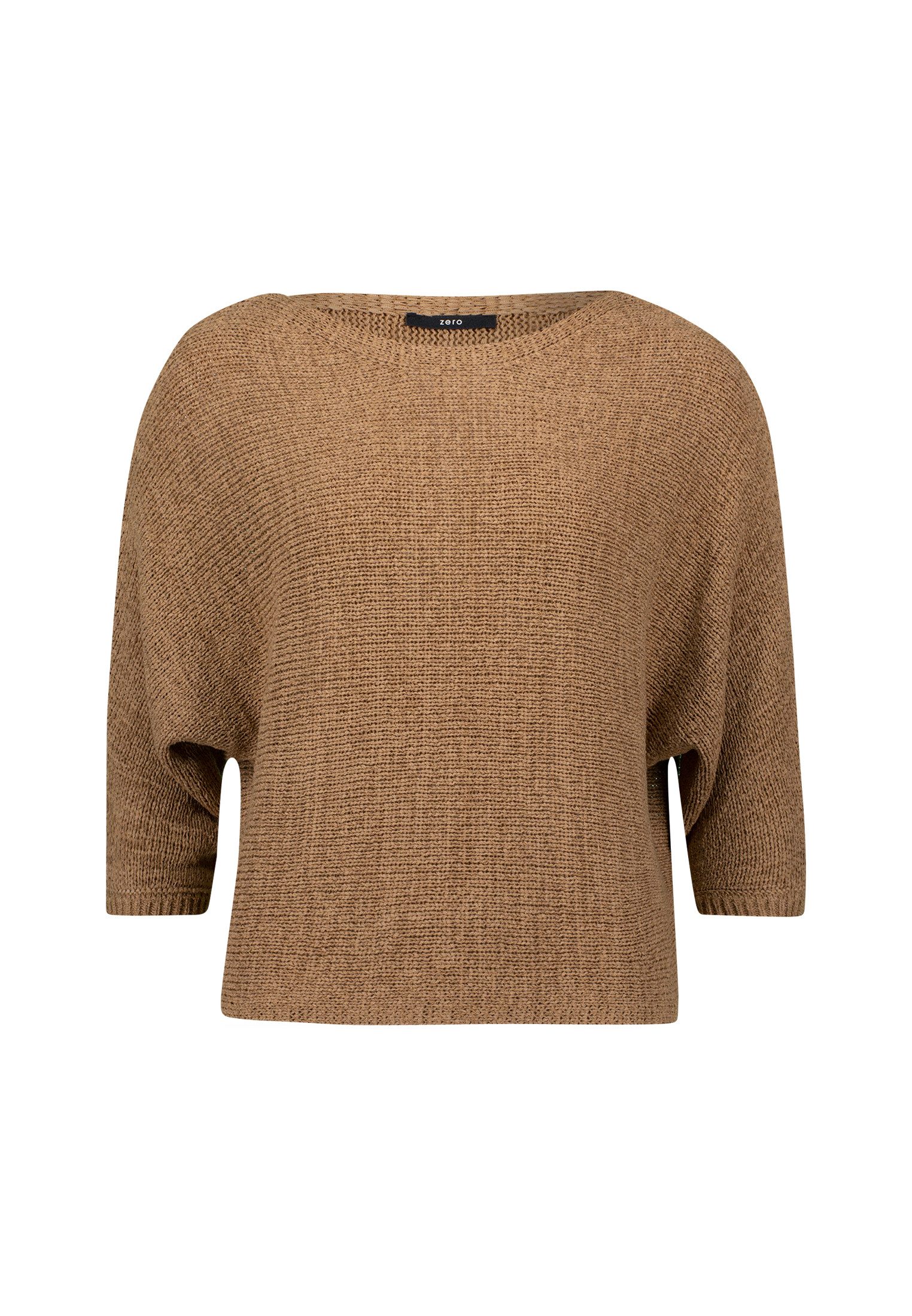 Zero Strickpullover zero Strickpullover mit Dreiviertelarm günstig online kaufen