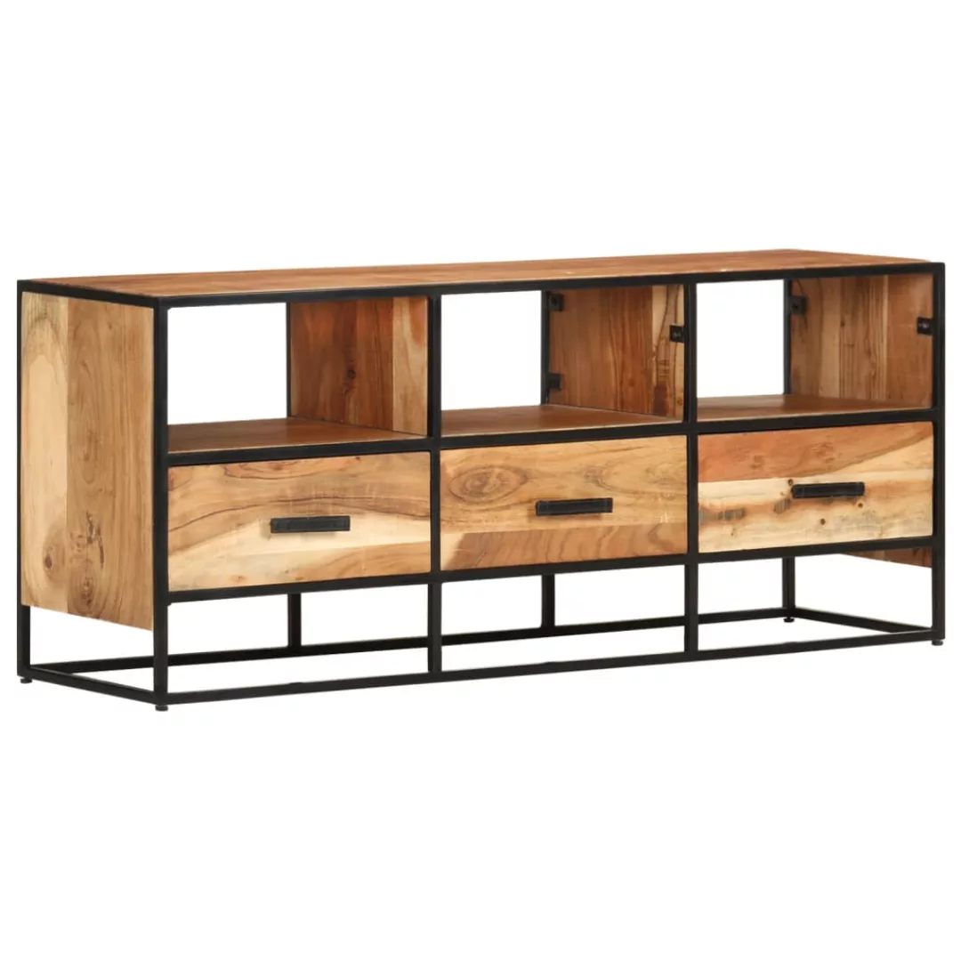 Tv-schrank 110x30x45 Cm Massivholz Akazie günstig online kaufen