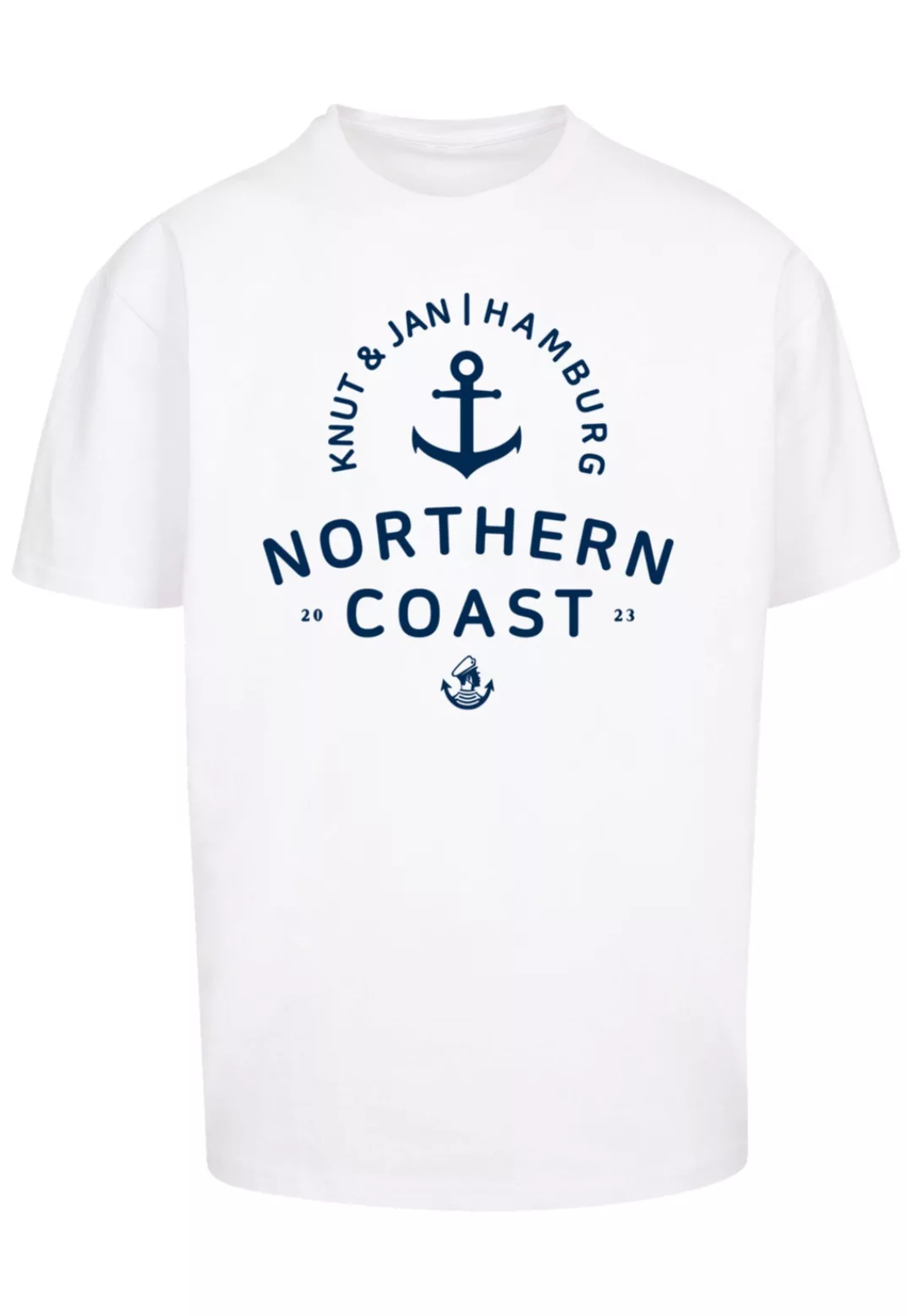 F4NT4STIC T-Shirt "Nordsee Knut & Jan Hamburg", Print günstig online kaufen