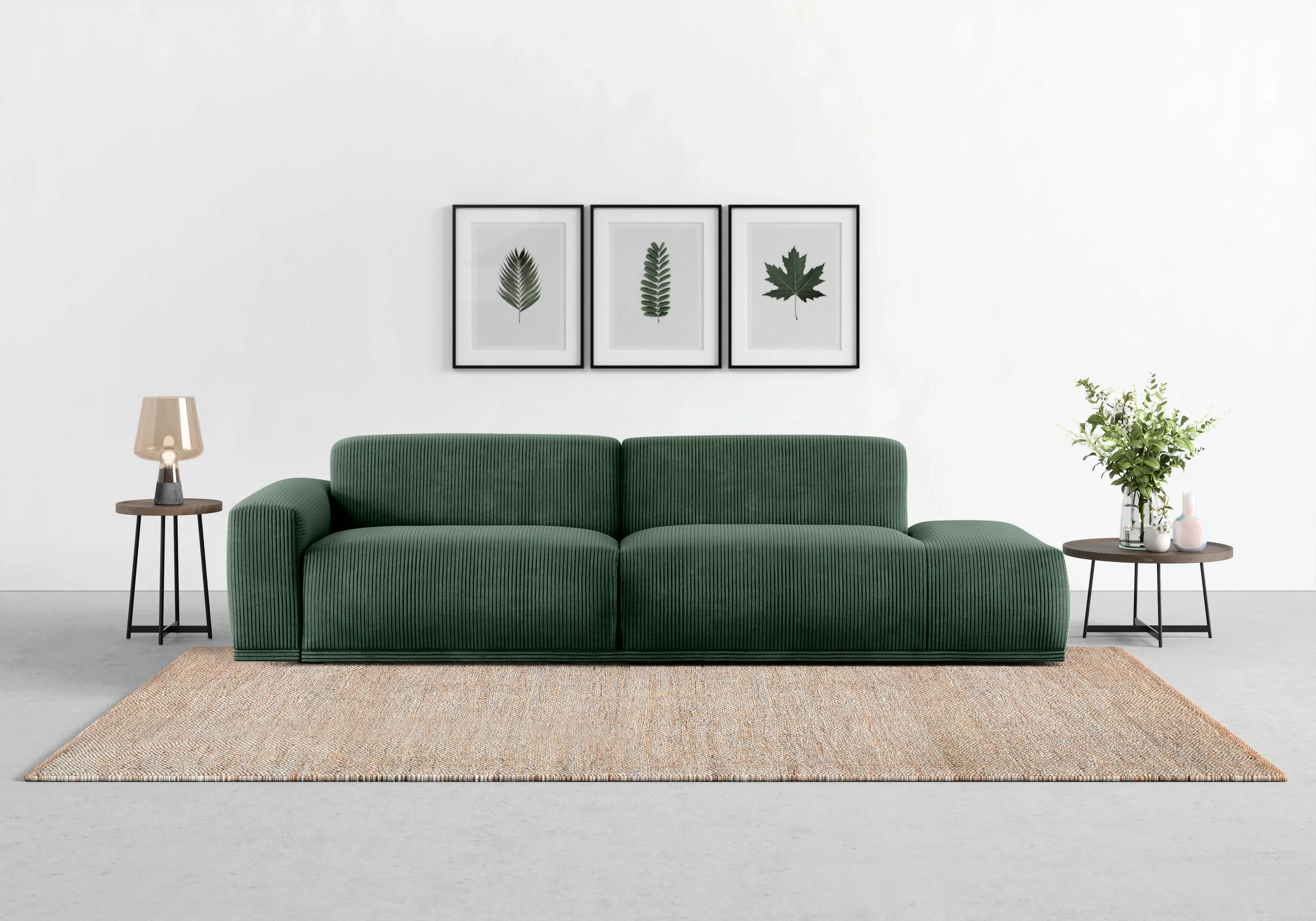 TRENDMANUFAKTUR Big-Sofa "Braga, mit hochwertigem Kaltschaum, Megasofa, in günstig online kaufen