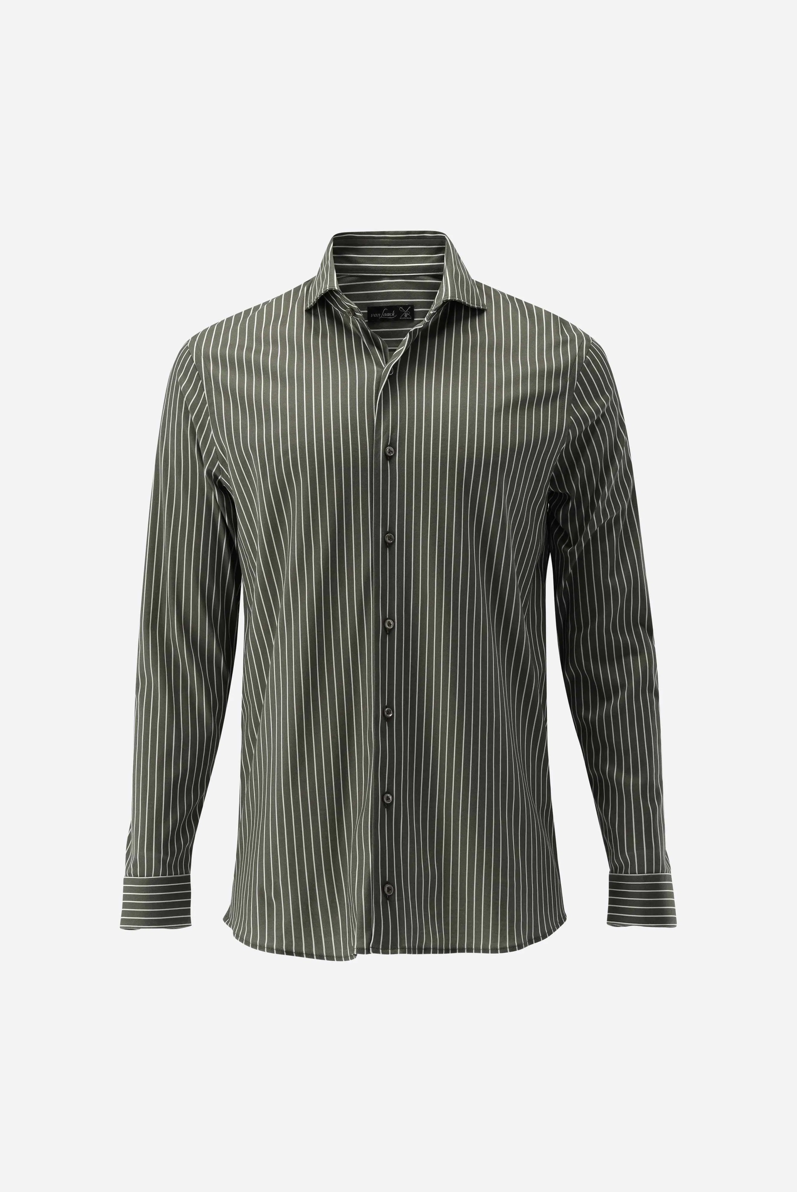 Jerseyhemd mit Nadelstreifen Tailor Fit günstig online kaufen