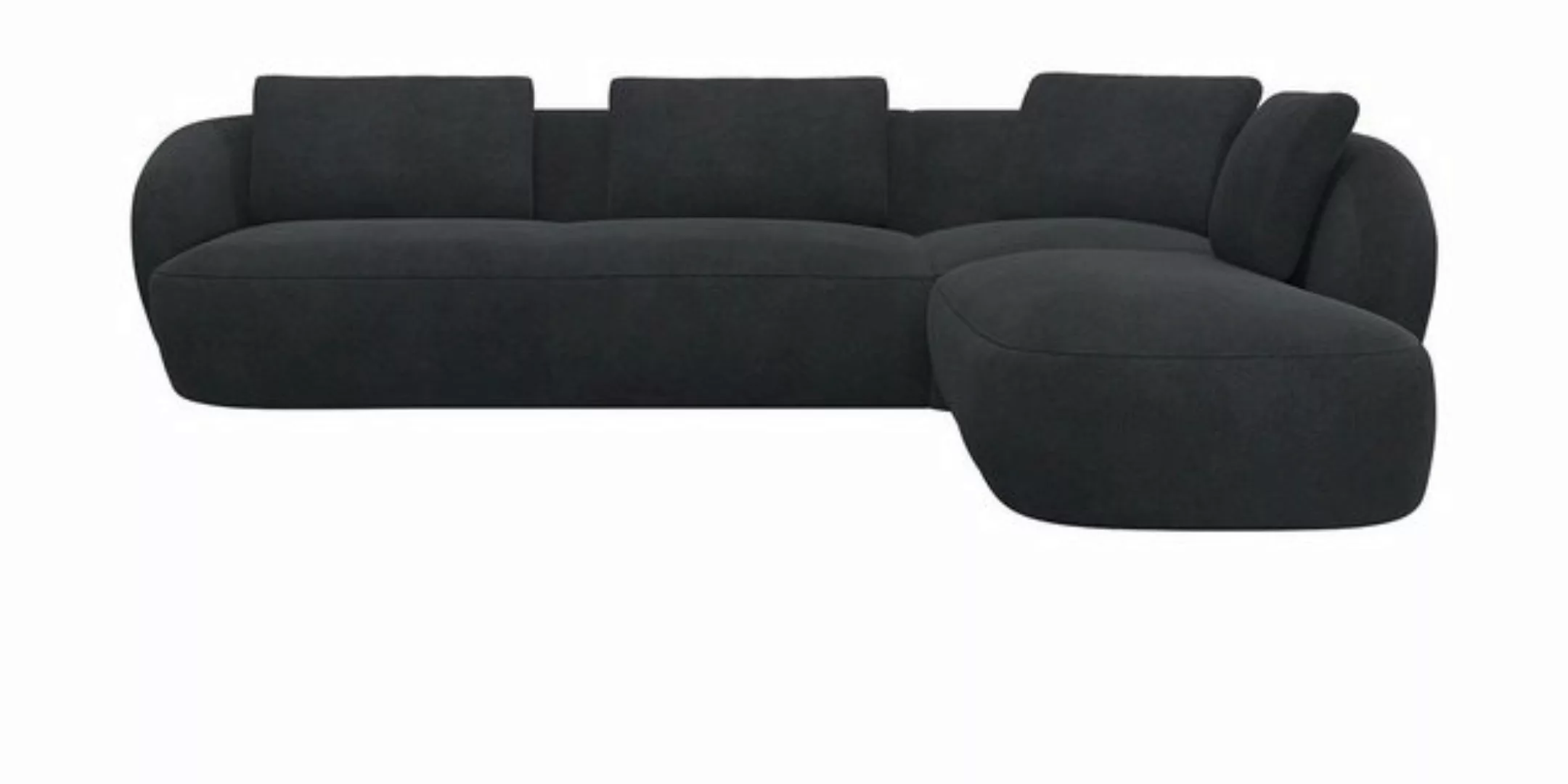 FLEXLUX Ecksofa Torino, rund, L-Form, Sofa-Ecke mit Ottomane, Modernes, org günstig online kaufen