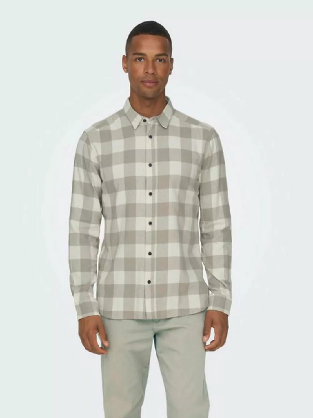 Only & Sons Herren Freizeithemd ONSGUDMUND LS CHECKED SHIRT günstig online kaufen