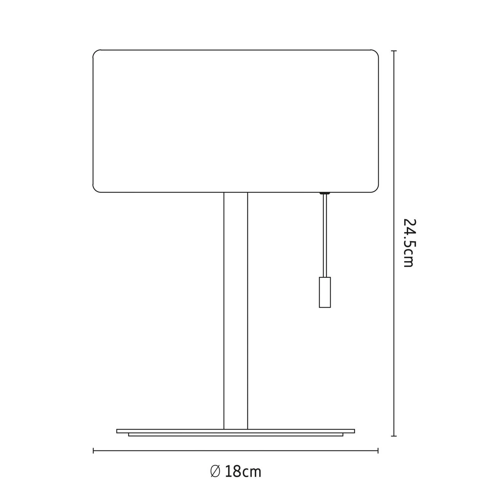 Calex LED-Akku-Tischleuchte, IP44, Zugschalter günstig online kaufen